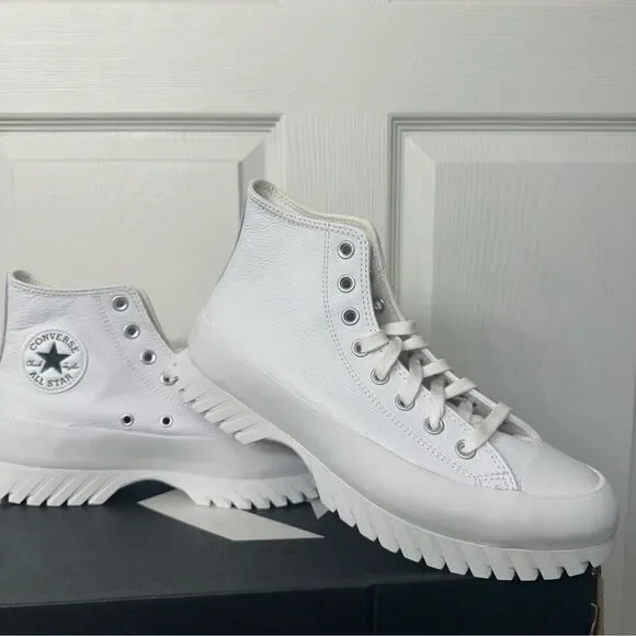 Men’s Converse Chuck Taylor All Star Lugged 2.0 Leather Size 8.5 - Picture 2 of 4